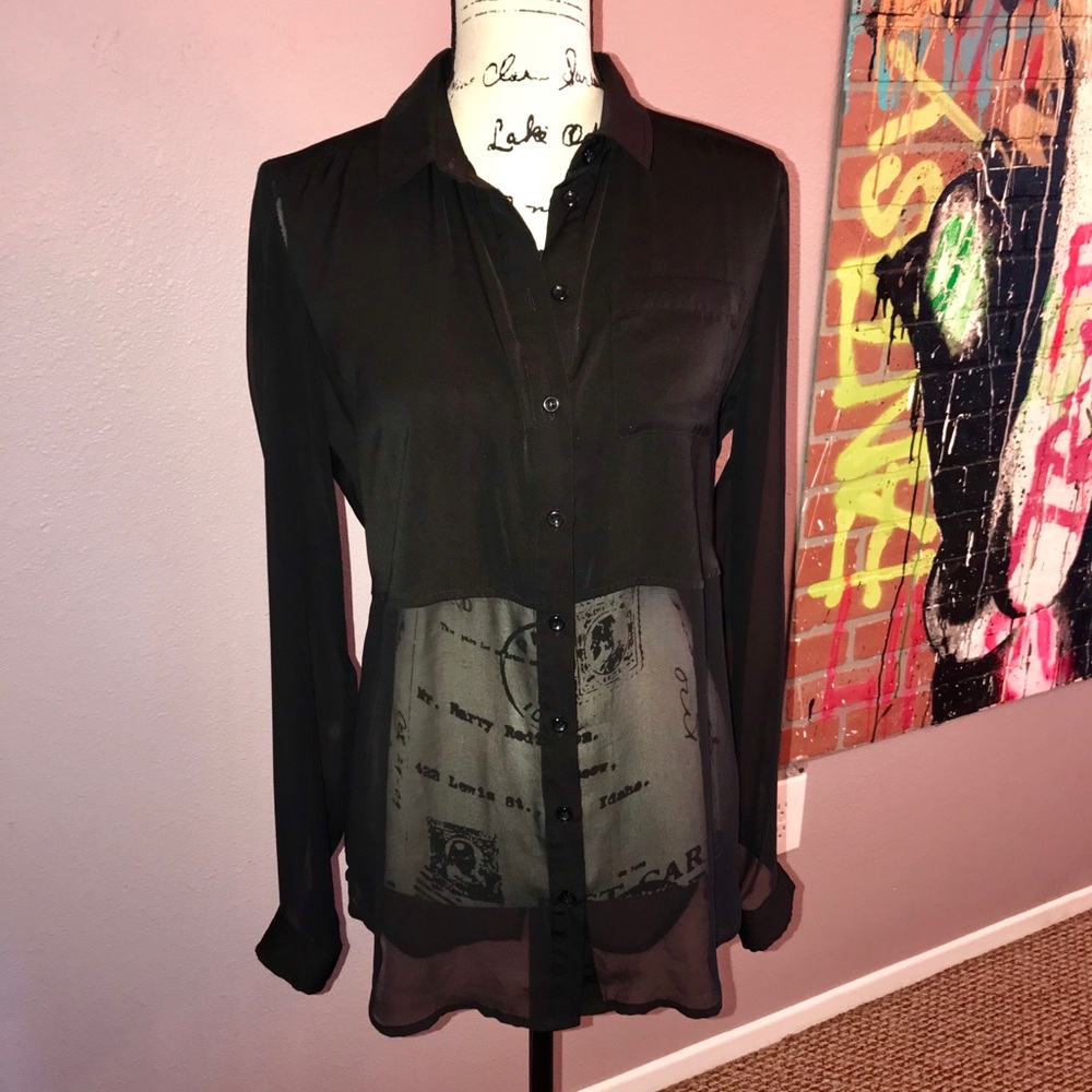 Free people silk shirt
